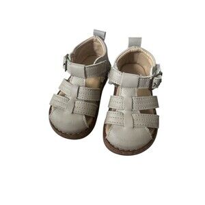 Toddler Boy Girl‎  Tan Closed Toe Sandals Size 5, Summer